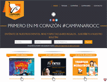 Tablet Screenshot of campanariopopayan.com